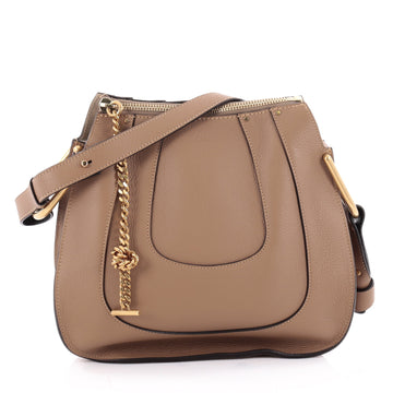 Chloe Hayley Hobo Leather Small Brown 2186601