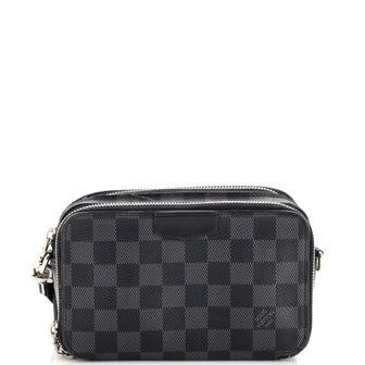 Louis Vuitton Alpha Wearable Wallet Damier Graphite
