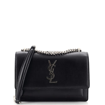 Saint Laurent Sunset Chain Wallet Leather