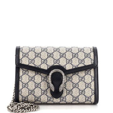Gucci Dionysus Chain Wallet GG Coated Canvas Small