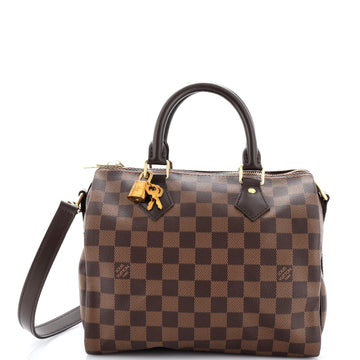 Louis Vuitton Speedy Bandouliere Bag Damier 25