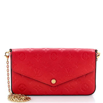 Louis Vuitton Felicie Pochette Monogram Empreinte Leather