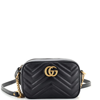 Gucci GG Marmont Shoulder Bag Matelasse Leather Mini
