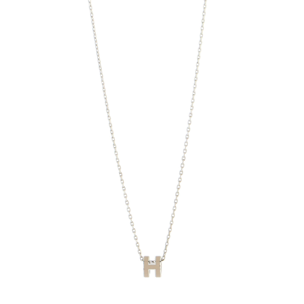 Pop h necklace Hermès White in Other - 37133280