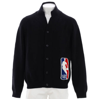 Louis Vuitton Men's NBA Cardigan Nylon Blend Black 2187591