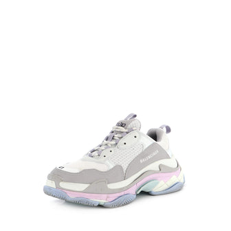 Balenciaga Women's Triple S Sneakers Fabric and Mesh with Faux Leather