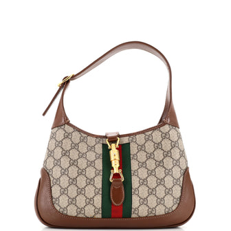 Gucci Jackie 1961 Hobo GG Coated Canvas Small