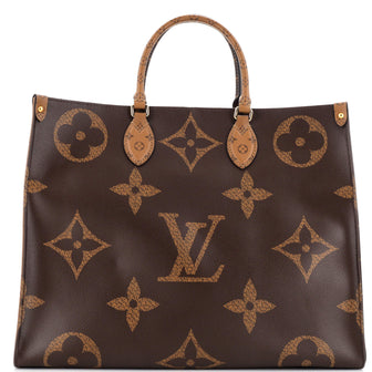 Louis Vuitton OnTheGo Tote Reverse Monogram Giant GM Brown 21881515