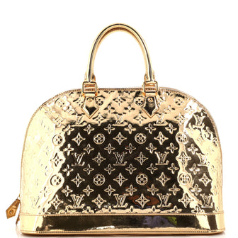 Louis Vuitton Alma Handbag Monogram Miroir PVC GM