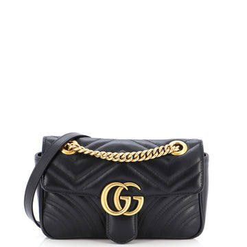 Gucci GG Marmont Flap Bag Matelasse Leather Mini