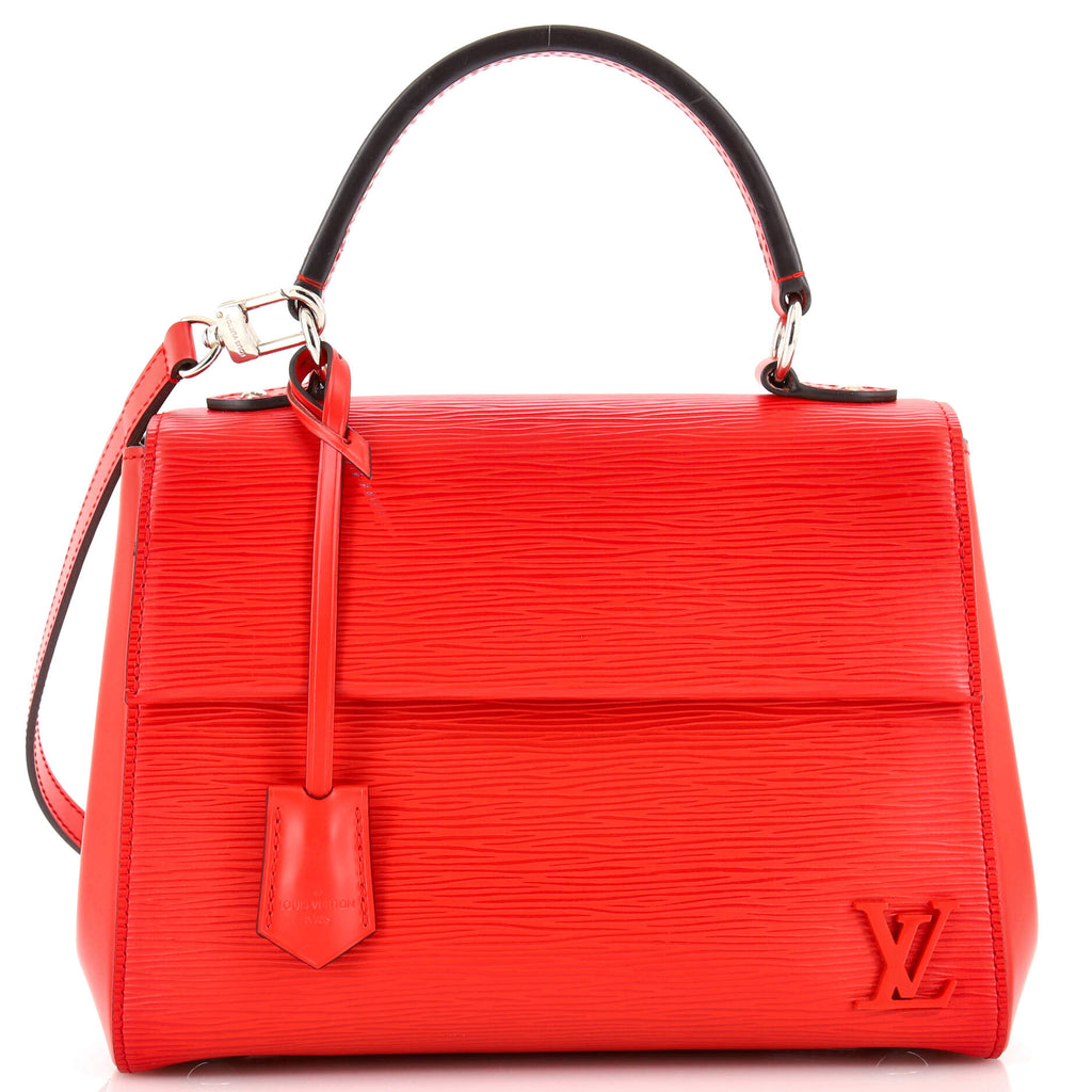 Louis Vuitton Cluny Top Handle Bag Epi Leather BB Red 2188571