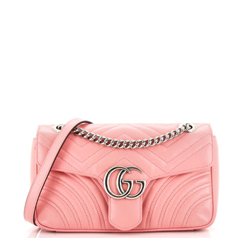 Gucci GG Marmont Flap Bag Matelasse Leather Small