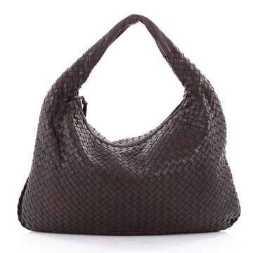 Bottega Veneta Veneta Hobo Intrecciato Nappa Large Brown 2189201