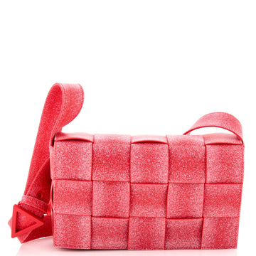 Bottega Veneta Cassette Crossbody Bag Maxi Intrecciato Rubber