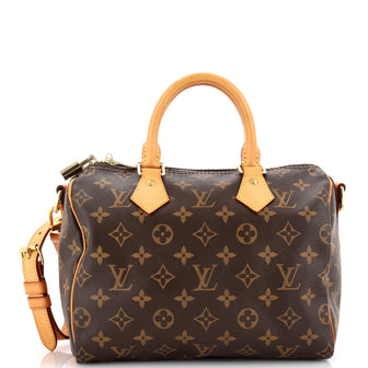 Louis Vuitton Speedy Bandouliere Bag Monogram Canvas 25
