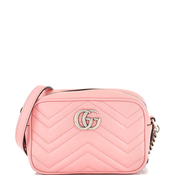 Gucci GG Marmont Shoulder Bag Matelasse Leather Mini