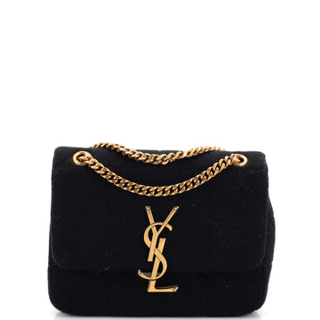 Saint Laurent Jamie Flap Bag Quilted Jersey Small