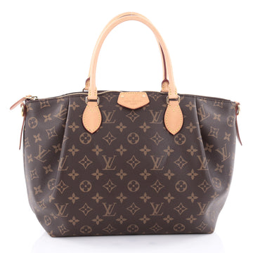 Louis Vuitton Turenne Handbag Monogram Canvas MM Brown