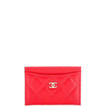 Chanel Classic Card Holder Quilted Caviar