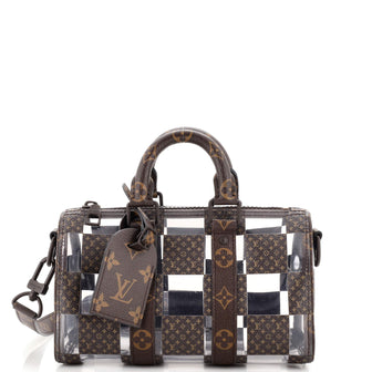 Louis Vuitton Keepall Bandouliere Bag Monogram Chess Coated Canvas