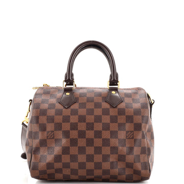 Louis Vuitton Speedy Bandouliere Bag Damier 25