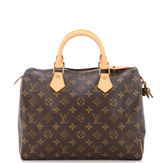 Louis Vuitton Speedy Handbag Monogram Canvas 30