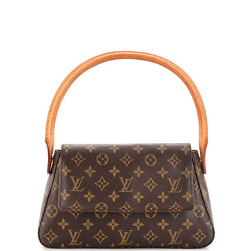 Louis Vuitton Looping Handbag Monogram Canvas Mini