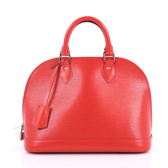 Louis Vuitton Alma Handbag Epi Leather PM Red 2190301
