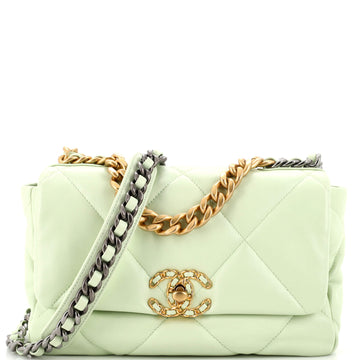 Chanel 19 Flap Bag Quilted Leather Medium