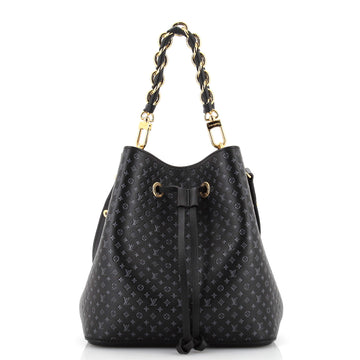 Louis Vuitton NeoNoe Handbag Nano Monogram Leather BB