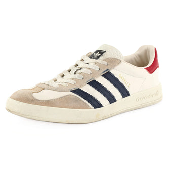 x Adidas Men's Gazelle Sneakers Leather and Suede with Faux Leather Blue 2190784