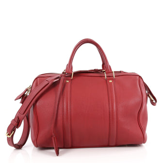 Louis Vuitton Red Leather Sofia Coppola PM Bag