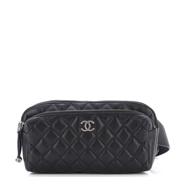 Chanel Street CC Waist Bag Quilted Calfskin