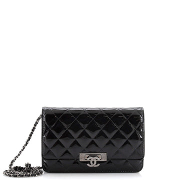Chanel Golden Class Wallet on Chain Quilted Patent