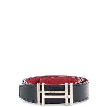 Hermes H Au Carre Reversible Belt Leather Medium