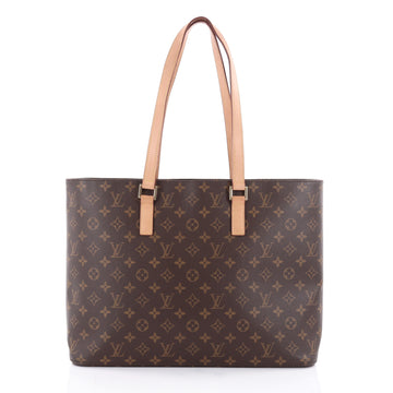 Louis Vuitton Luco Handbag Monogram Canvas Brown