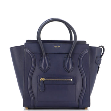 Celine Luggage Bag Smooth Leather Micro