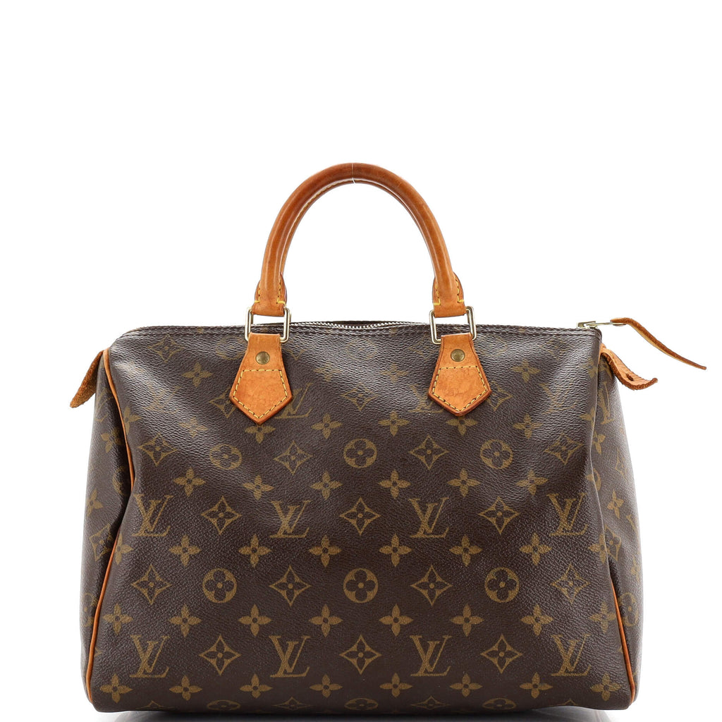 Louis Vuitton Vintage Brown Monogram Speedy 30 Canvas Handbag