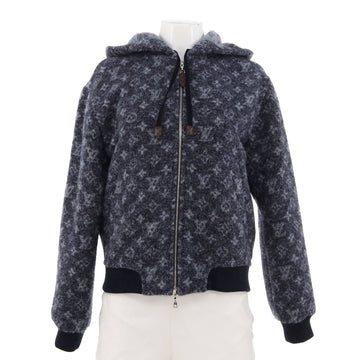 Louis Vuitton Women's Hooded Zip Jacket Monogram Lama Blend