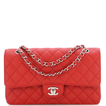 Chanel Classic Double Flap Bag Quilted Caviar Medium