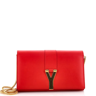 Saint Laurent Classic Y Chain Wallet Leather