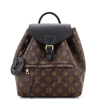 Louis Vuitton Montsouris Backpack NM Monogram Canvas with Leather PM