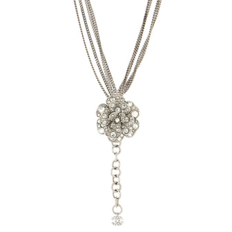 Chanel CC Camellia Multichain Belt Metal with Crystals