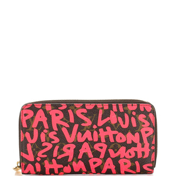 Louis Vuitton Zippy Wallet Limited Edition Monogram Graffiti