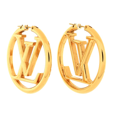 Louis Vuitton Louise Hoop Earrings Metal GM