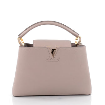 Louis Vuitton Capucines Handbag Leather PM Neutral