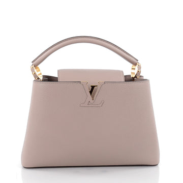 Louis Vuitton Capucines Handbag Leather PM Neutral