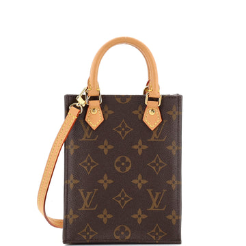 Louis Vuitton Petit Sac Plat Bag Monogram Canvas