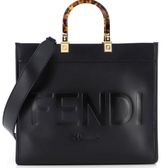 Fendi Sunshine Shopper Tote Leather Medium