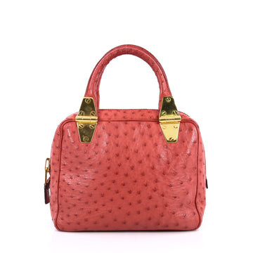 Tom Ford Natasha Satchel Ostrich Small Red